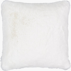 Surya Lapalapa Decorative 20"L X 20"W Accent Pillow – Stylish, Comfortable, And Machine Washable Elegance! White Polyester,Polyester Lap001-2020p