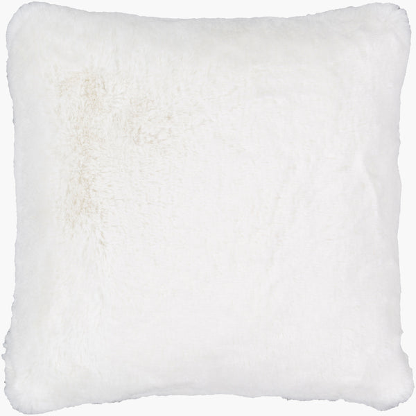 Surya Lapalapa Decorative 20"L X 20"W Accent Pillow – Stylish, Comfortable, And Machine Washable Elegance! White Polyester,Polyester Lap001-2020p