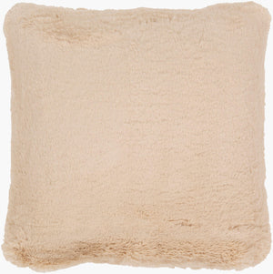 Surya Lapalapa Decorative 20"L X 20"W Accent Pillow – Stylish, Comfortable, And Machine Washable Elegance! Tan Polyester,Polyester Lap002-2020d