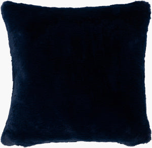 Surya Lapalapa Decorative 20"L X 20"W Accent Pillow – Stylish, Comfortable, And Machine Washable Elegance! Navy Polyester,Polyester Lap007-2020