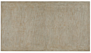 Hooker Furniture Alfresco Vittorio European Farmhouse 80" Rect Dining Table Light Tusk W/ 2X22" Leaves, X-Trestle Stability 6025-75200-80