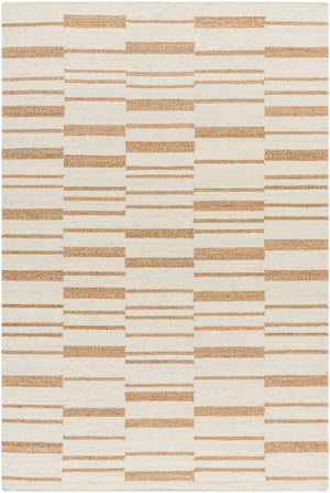 Lanesra LAR-2300 8' x 10' Handmade Rug LAR2300-810  Pearl, Camel, Warm Grey Surya