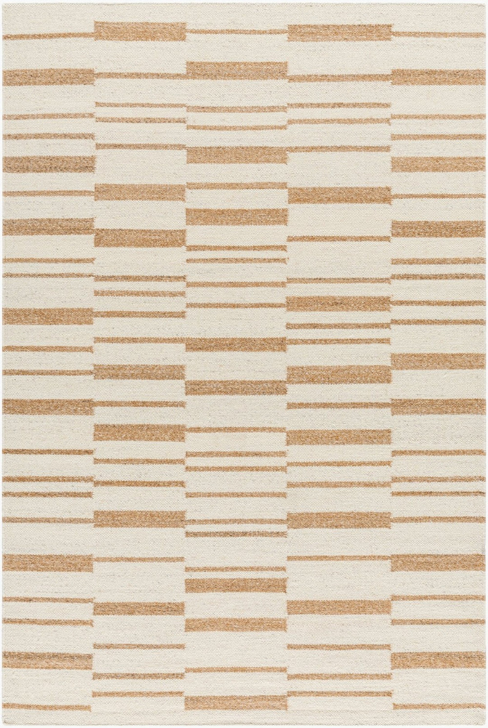 Livabliss Lanesra Handwoven Wool Accent Rug for Entryway Bedroom or Bath Artisan Crafted in India Ivory, Sandston 2' x 3' LAR2300-23
