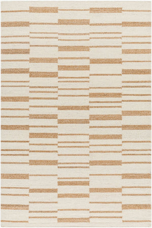 Livabliss Lanesra Handwoven Wool Accent Rug for Entryway Bedroom or Bath Artisan Crafted in India Ivory, Sandston 2' x 3' LAR2300-23