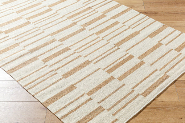 Livabliss Lanesra Handwoven Wool Accent Rug for Entryway Bedroom or Bath Artisan Crafted in India Ivory, Sandston 2' x 3' LAR2300-23