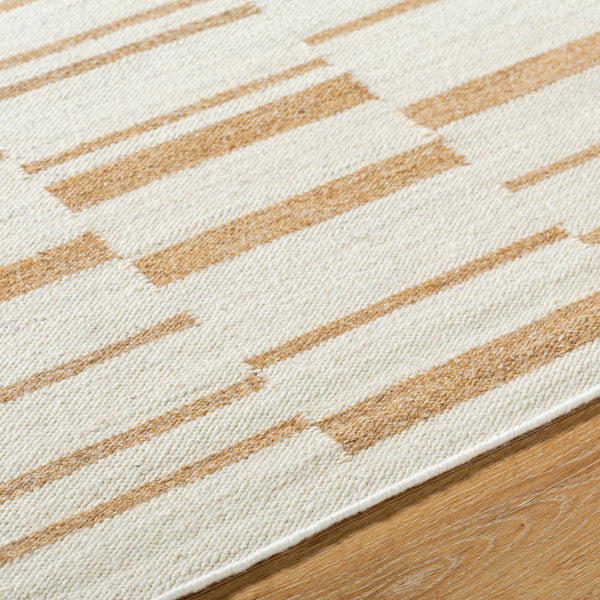 Lanesra LAR-2300 8' x 10' Handmade Rug LAR2300-810  Pearl, Camel, Warm Grey Surya