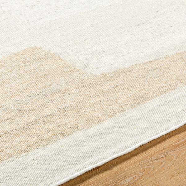 Lanesra LAR-2303 8' x 10' Handmade Rug LAR2303-810  Pearl, Natural Surya