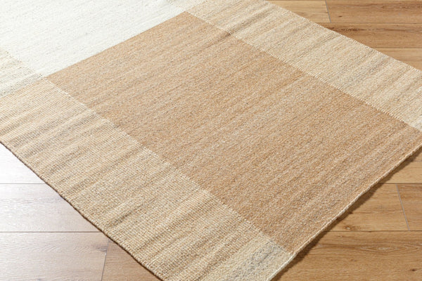 Livabliss Lanesra Handwoven Wool Accent Rug Artisan Crafted in India for Entryways and Bedrooms Beige, Sandston 8' x 10' LAR2304-810