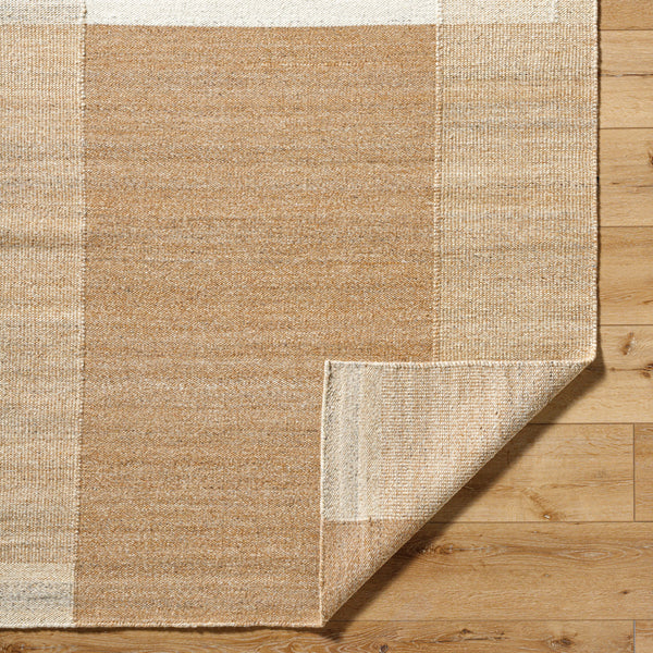 Lanesra LAR-2304 8' x 10' Handmade Rug LAR2304-810  Pearl, Khaki, Tan, Desert Tan, Prairie Dust Surya