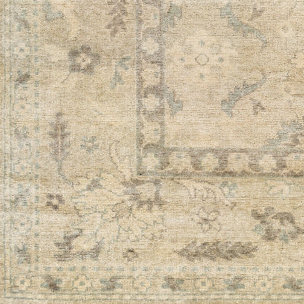 Surya Lara 6' X 9' Hand-made Area Rug – Timeless Design, Durable Craftsmanship, Soft Underfoot Comfort Light Gray Wool,Viscose Lar7700-69