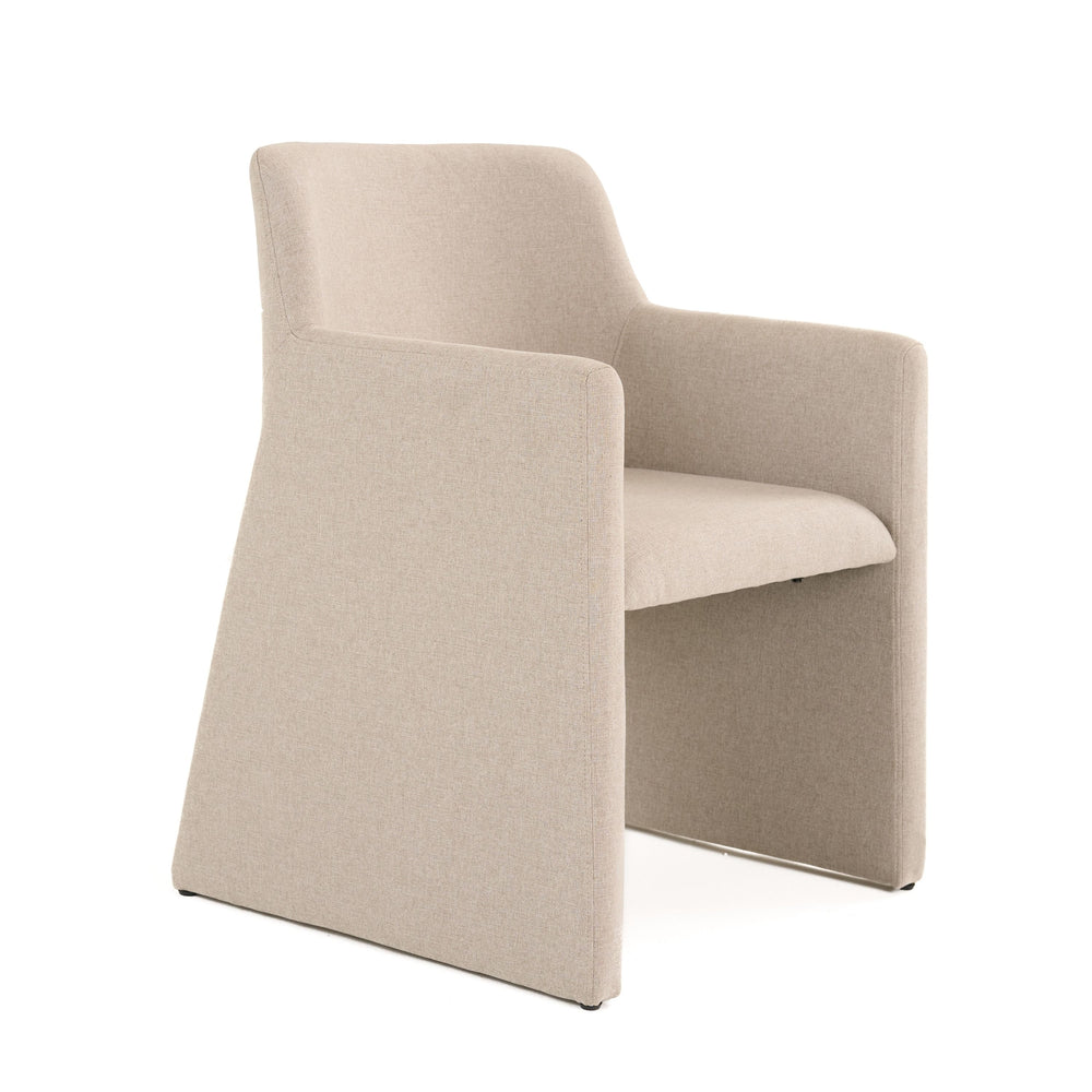 VIG Furniture Modrest Lasara - Modern Beige Fabric Dining Chair VGDW-L-895-BGE