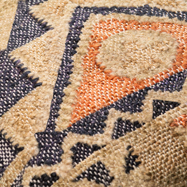 Surya Luanda 20" Square Accent Pillow Kit - Exotic Woven Design In Cotton, Wool & Jute For Stylish Decor Black Jute,Wool,Cotton,Cotton Lau003-2020d