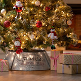 Christopher Knight Home® - Noble House - Laconia Metal Christmas Tree Collar, Antique Silver