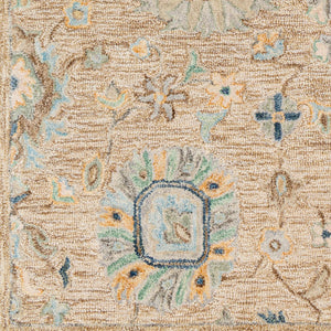 Surya Lazio 2'6" X 8' Handmade Wool Area Rug – Timeless Elegance, High/Low Texture, Perfect For Any Room Dark Blue Wool Laz2300-268