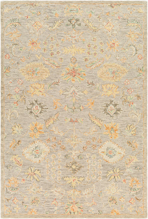 Surya Lazio 2'6" X 8' Handmade Wool Area Rug – Timeless Elegance, High/Low Texture, Perfect For Any Room Rust Wool Laz2301-23