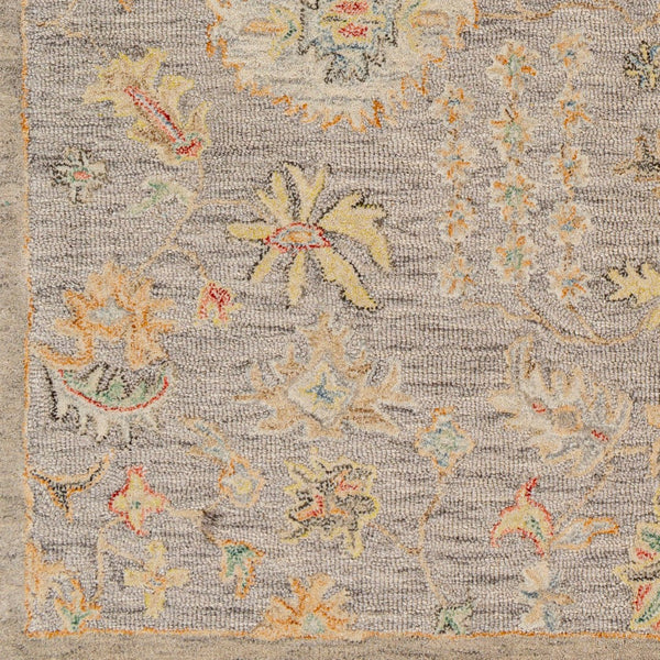 Surya Lazio 2'6" X 8' Handmade Wool Area Rug – Timeless Elegance, High/Low Texture, Perfect For Any Room Rust Wool Laz2301-23