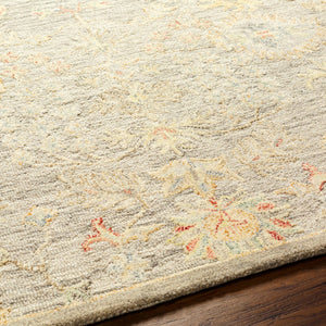 Surya Lazio 2'6" X 8' Handmade Wool Area Rug – Timeless Elegance, High/Low Texture, Perfect For Any Room Rust Wool Laz2301-23