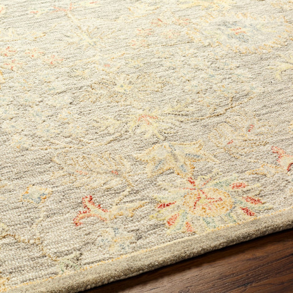 Surya Lazio 2'6" X 8' Handmade Wool Area Rug – Timeless Elegance, High/Low Texture, Perfect For Any Room Rust Wool Laz2301-23