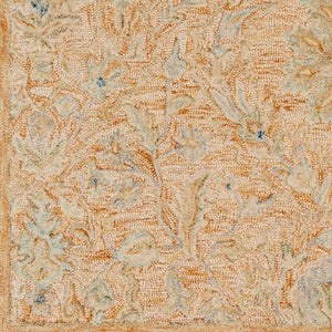 Surya Lazio 2'6" X 8' Handmade Wool Area Rug – Timeless Elegance, High/Low Texture, Perfect For Any Room Rust Wool Laz2303-268