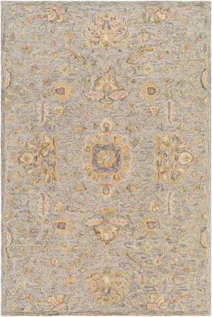 Surya Lazio 2'6" X 8' Handmade Wool Area Rug – Timeless Elegance, High/Low Texture, Perfect For Any Room Rust Wool Laz2306-23