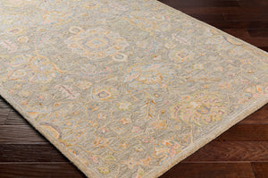 Surya Lazio 2'6" X 8' Handmade Wool Area Rug – Timeless Elegance, High/Low Texture, Perfect For Any Room Rust Wool Laz2306-23