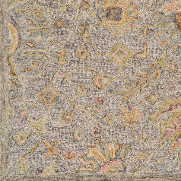 Surya Lazio 2'6" X 8' Handmade Wool Area Rug – Timeless Elegance, High/Low Texture, Perfect For Any Room Rust Wool Laz2306-23