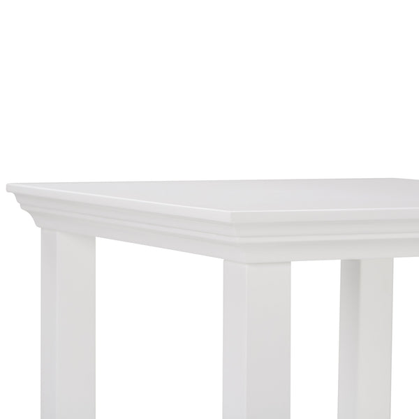 English Elm Acadian Bath Storage Tower – Sleek Pure White Cabinet With Adjustable Shelves For Modern Spaces B136P158499