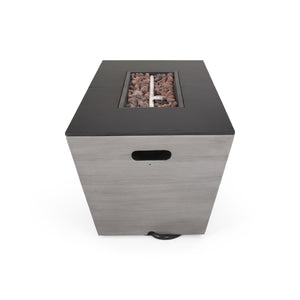 English Elm 56" Outdoor Mgo Fire Pit Table with Ceramic Top and 50000 Btu Propane Burner 67013.00-50K