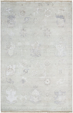 Surya Le Blanc Handcrafted 2' X 3' Elegant Wool & Viscose Rug - Luxurious Touch For Any Room Decor Ivory Viscose,Wool Lbc2300-23