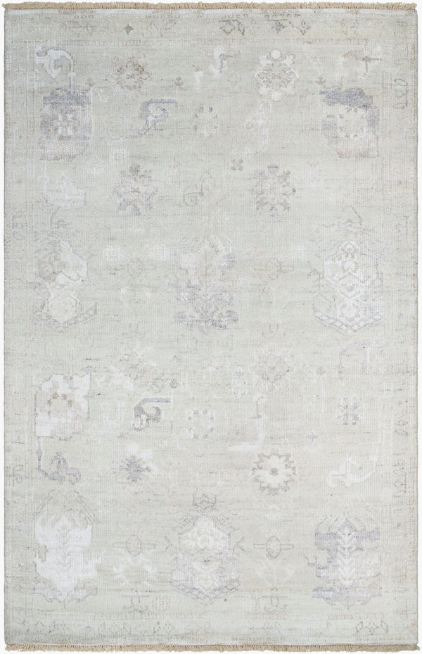 Surya Le Blanc Handcrafted 2' X 3' Elegant Wool & Viscose Rug - Luxurious Touch For Any Room Decor Ivory Viscose,Wool Lbc2300-23