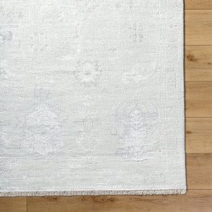 Le Blanc LBC-2300 9' x 12' Handmade Rug LBC2300-912  Light Silver, Slate Surya