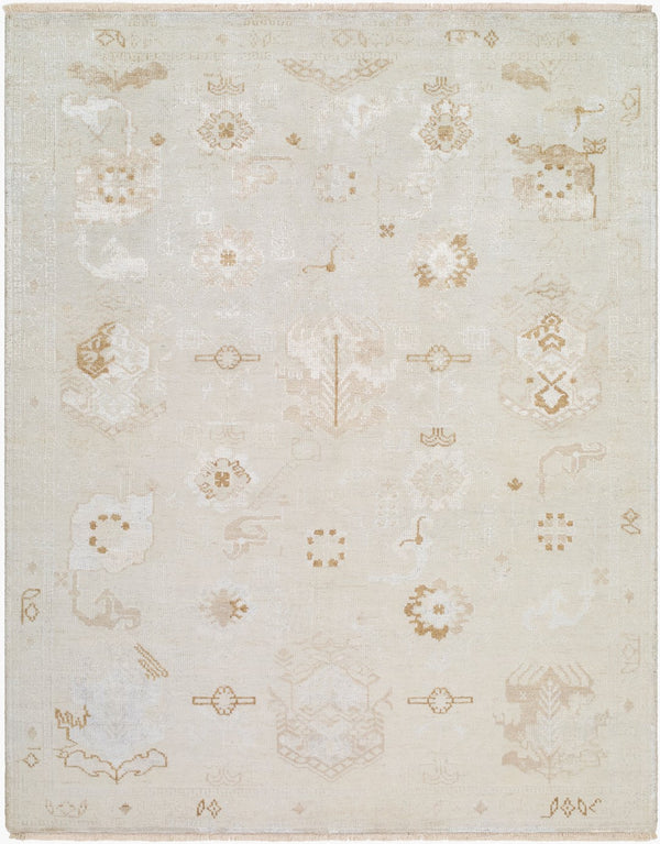 Surya Le Blanc Handcrafted 2' X 3' Elegant Wool & Viscose Rug - Luxurious Touch For Any Room Decor 'Ivory Viscose,Wool Lbc2302-810
