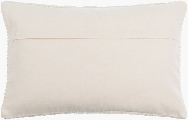 Surya Lynchburg Accent Pillow - Luxurious 18"X18" Linen, Cotton & Wool Blend For Stylish Comfort In Any Room Ivory Wool,Cotton,Linen,Cotton Lbg001-1818d
