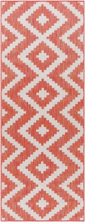 Livabliss Long Beach Moroccan Lattice Flatweave Runner Rug Polypropylene Hallway Entryway LBH2313-2773