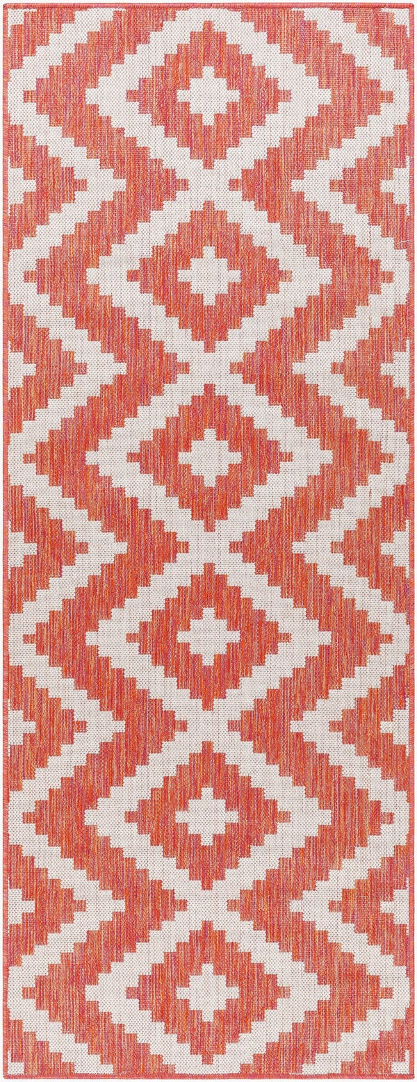 Livabliss Long Beach Moroccan Lattice Flatweave Runner Rug Polypropylene Hallway Entryway LBH2313-2773