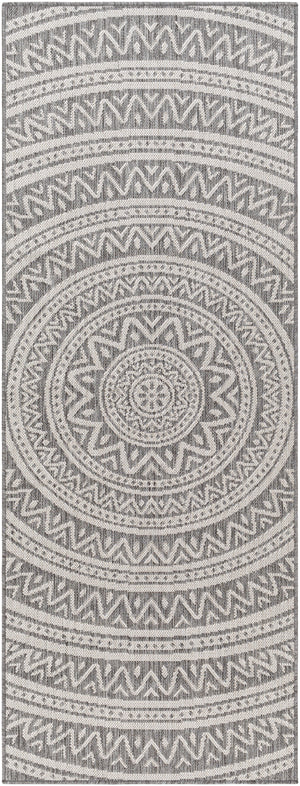 Long Beach LBH-2317 2'7" x 7'3" Machine Woven Rug LBH2317-2773 Livabliss Surya