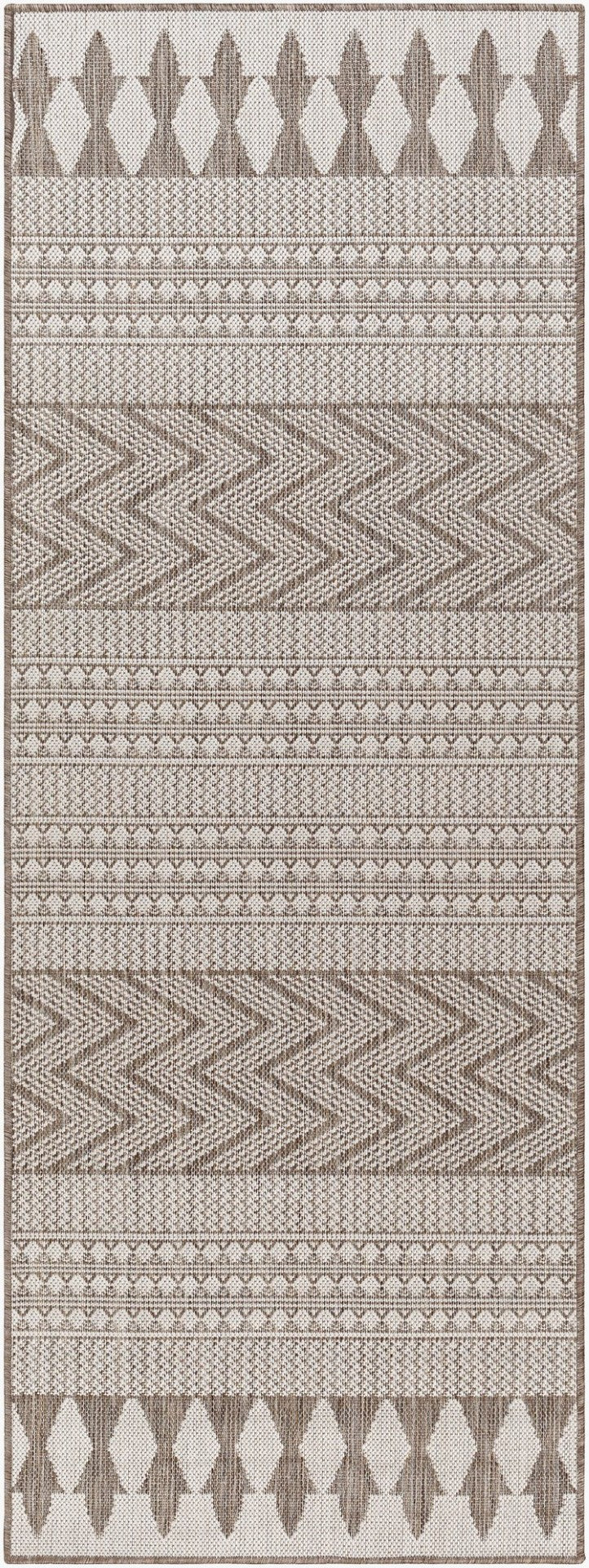Livabliss Long Beach Moroccan Flatweave Runner Polypropylene Geometric Hallway Area Rug LBH2320-2773