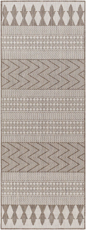 Livabliss Long Beach Moroccan Flatweave Runner Polypropylene Geometric Hallway Area Rug LBH2320-2773