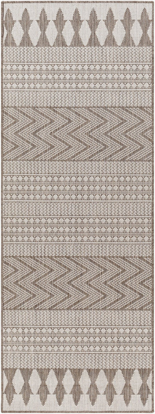 Livabliss Long Beach Moroccan Flatweave Runner Polypropylene Geometric Hallway Area Rug LBH2320-2773