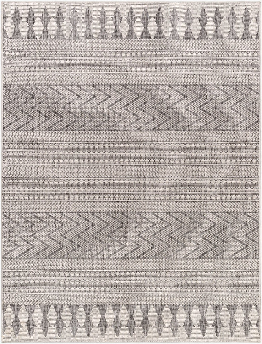 Livabliss Long Beach Global Flatweave Polypropylene Area Rug for Patios Entryways Living Rooms LBH2321-537