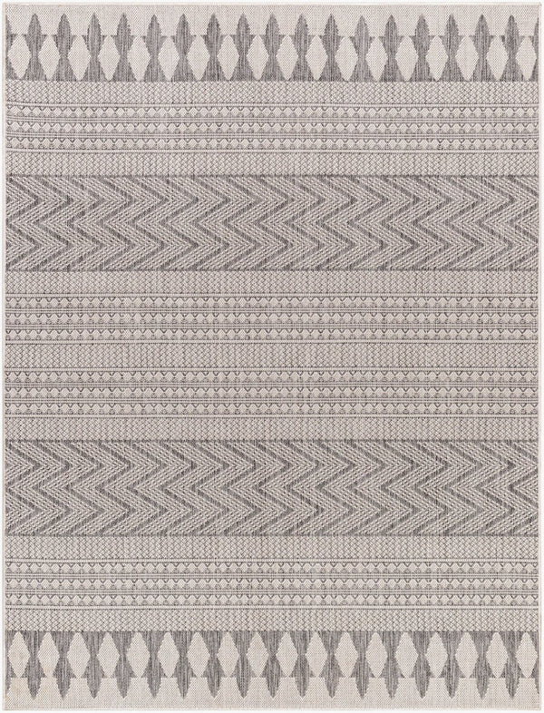 Livabliss Long Beach Global Flatweave Polypropylene Area Rug for Patios Entryways Living Rooms LBH2321-537