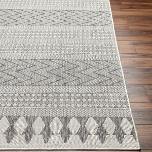 Livabliss Long Beach Global Flatweave Polypropylene Area Rug for Patios Entryways Living Rooms LBH2321-537