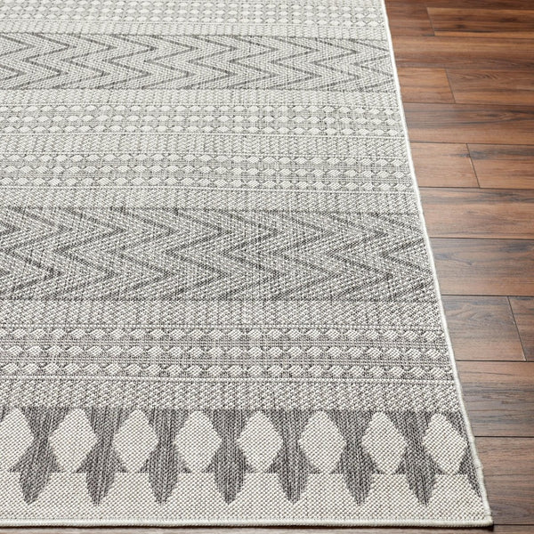 Livabliss Long Beach Global Flatweave Polypropylene Area Rug for Patios Entryways Living Rooms LBH2321-537