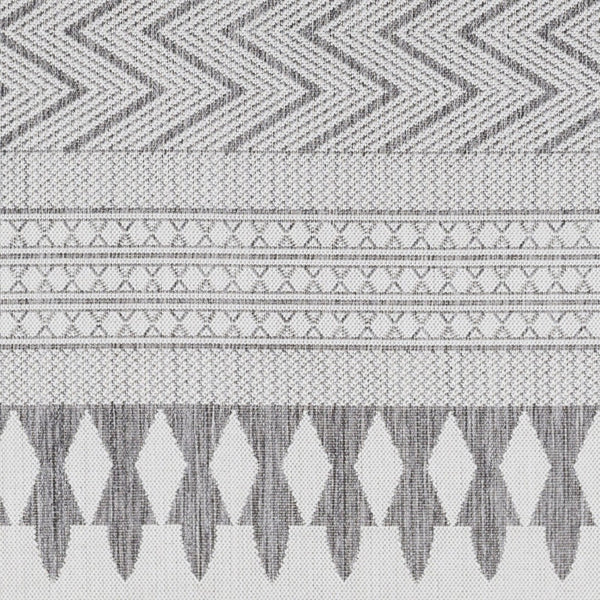 Livabliss Long Beach Global Flatweave Polypropylene Area Rug for Patios Entryways Living Rooms LBH2321-537