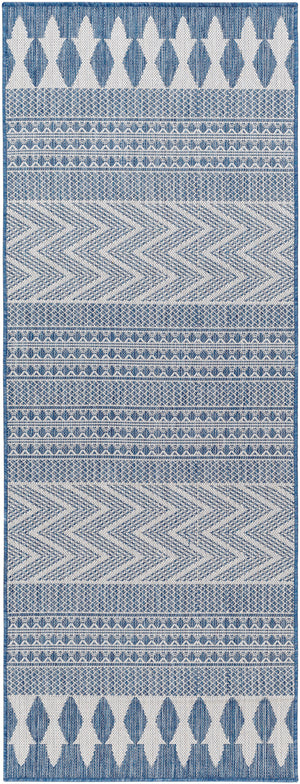 Long Beach LBH-2324 2'7" x 7'3" Machine Woven Rug LBH2324-2773 Livabliss Surya