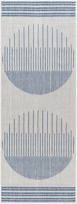 Livabliss Long Beach Moroccan Geometric Runner Rug Polypropylene Flatweave for Hallway or Patio LBH2335-2773
