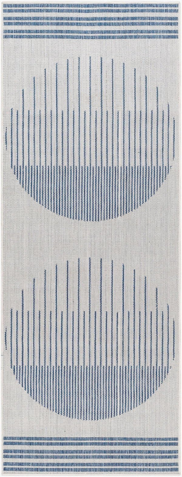 Livabliss Long Beach Moroccan Geometric Runner Rug Polypropylene Flatweave for Hallway or Patio LBH2335-2773