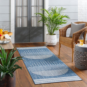 Livabliss Long Beach Global Pattern Polypropylene Area Rug Turkish Woven Indoor Outdoor LBH2336-679