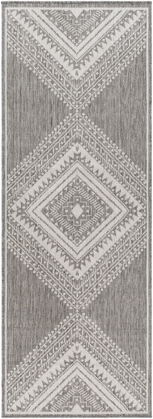 Long Beach LBH-2337 2'7" x 7'3" Machine Woven Rug LBH2337-2773 Livabliss Surya