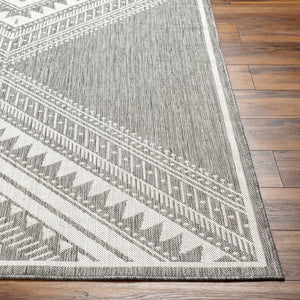 Livabliss Long Beach Moroccan Geometric Flatweave Polypropylene Rug for Indoor Outdoor Living LBH2337-537